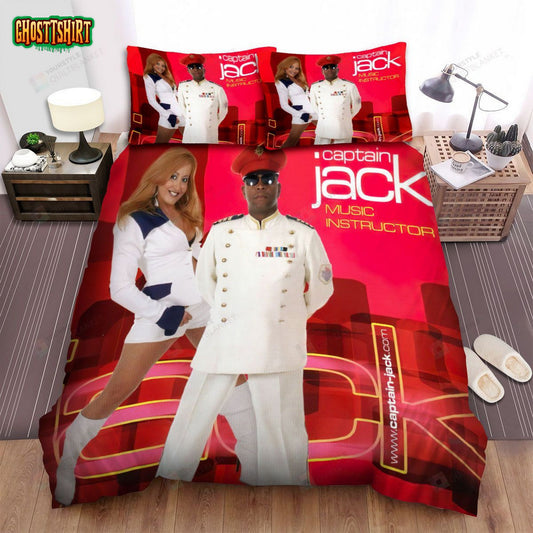 Captain Jack Band Album Music Instructor Bed Sheets Spread Comforter Duvet Cover Bedding Set