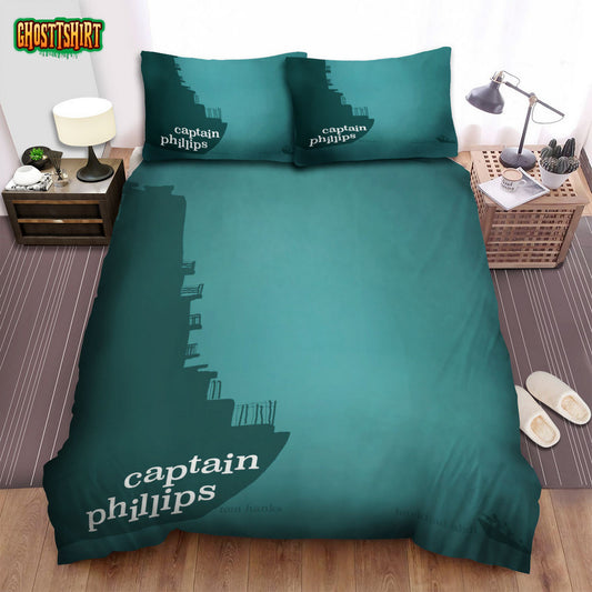 Captain Phillips Movie Poster Art Bed Sheets Spread Comforter Duvet Cover Bedding Set