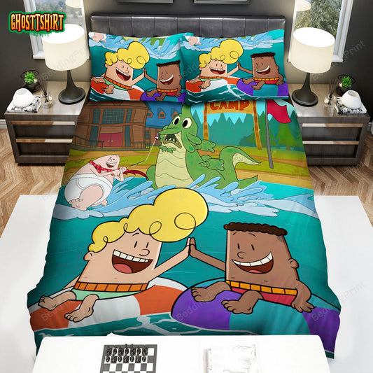 Captain Underpants Season 3 Poster Bed Sheets Spread Duvet Cover Bedding Set