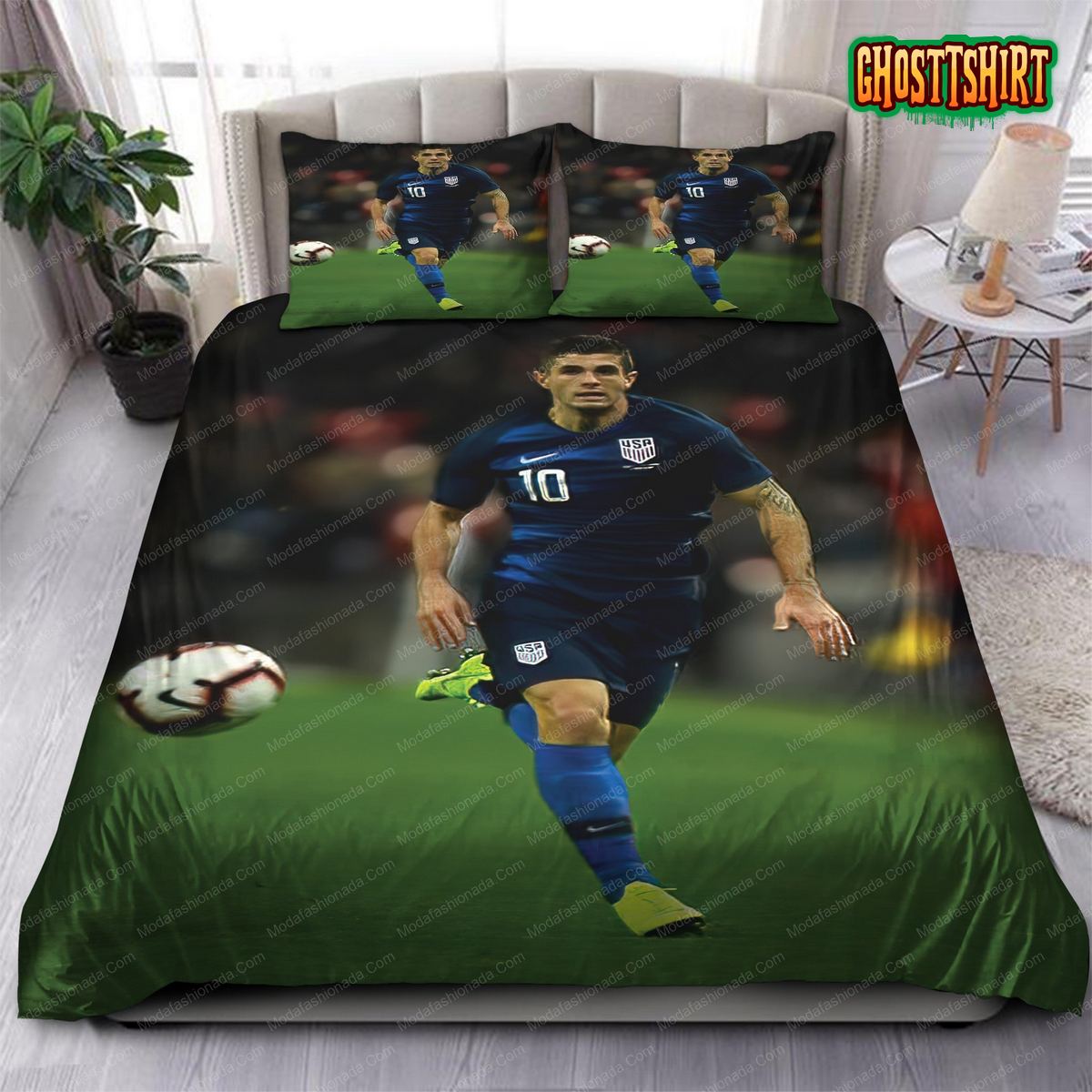 Captian USA Christian Pulisic 112 Bedding Set