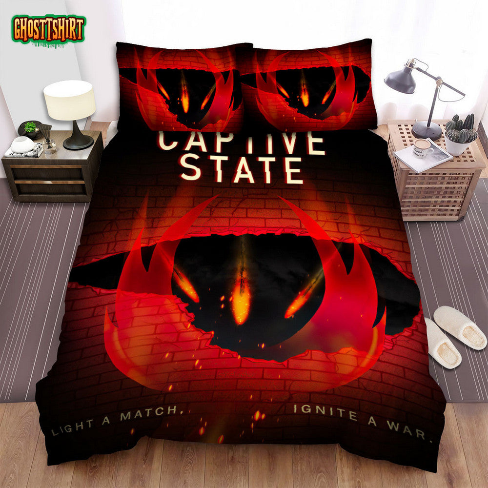 Captive State (2019) Movie Digital Art 6 Bed Sheets Spread Comforter Duvet Cover Bedding Set