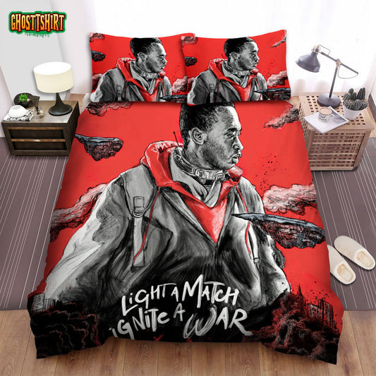 Captive State (2019) Movie Illustration Bed Sheets Spread Comforter Duvet Cover Bedding Set
