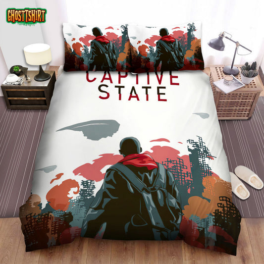 Captive State (2019) Movie Poster Artwork Bed Sheets Spread Comforter Duvet Cover Bedding Set