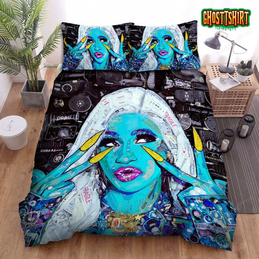 Cardi B Bed Sheets Duvet Cover Bedding Set