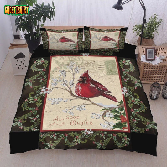 Cardinal All Good Wishes Bed Sheets Duvet Cover Bedding Set