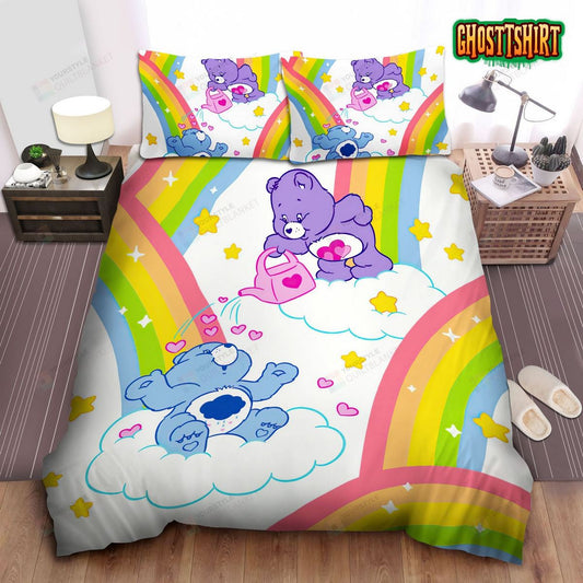 Care Bears Grumpy Bear & Daydream Bear Bed Sheets Duvet Cover Bedding Set