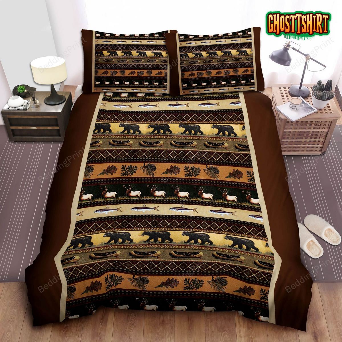 Caribou Lodge Duvet Cover Bedding Set
