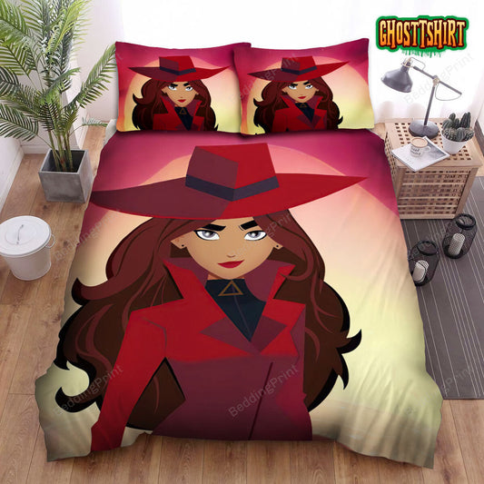 Carmen Sandiego Standing Alone Bed Sheets Spread Duvet Cover Bedding Set