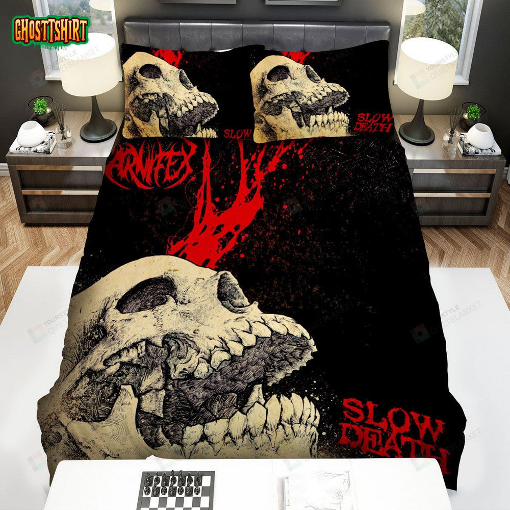 Carnifex Music Slow Death Album Cover Bed Sheets Spread Comforter Duvet Cover Bedding Set