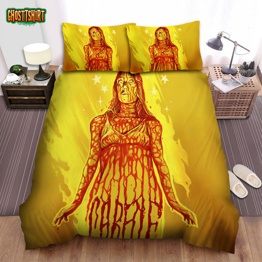 Carrie (1976) Movie Digital Art 2 Bed Sheets Spread Comforter Duvet Cover Bedding Set