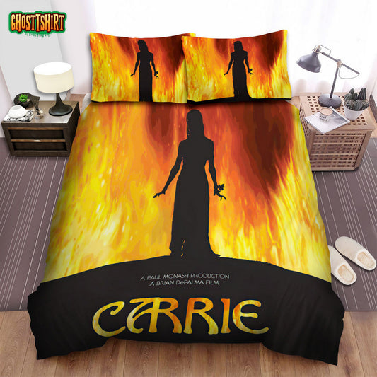 Carrie (1976) Movie Digital Art 5 Bed Sheets Spread Comforter Duvet Cover Bedding Set