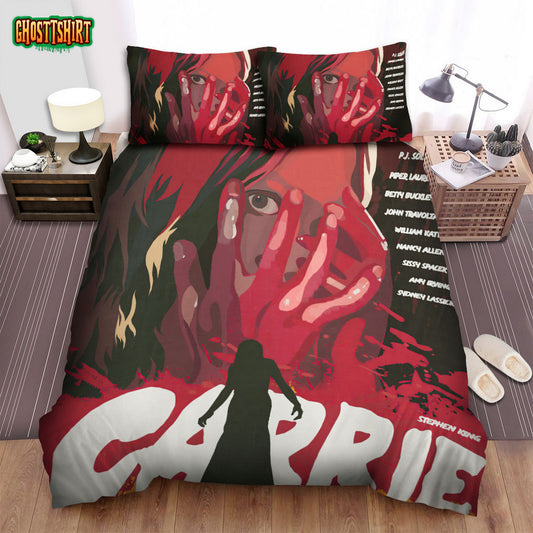 Carrie (1976) Movie Digital Art Bed Sheets Spread Comforter Duvet Cover Bedding Set