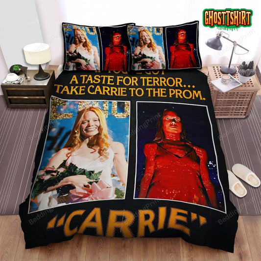 Carrie 1976 Movie Poster Bed Sheets Duvet Cover Bedding Set