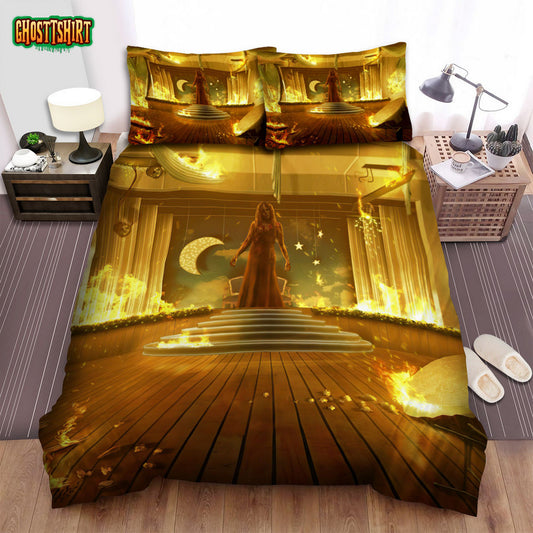 Carrie (2013) Movie Scene Bed Sheets Spread Comforter Duvet Cover Bedding Set