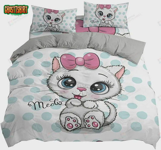 Cartoon Cat Bedding Set