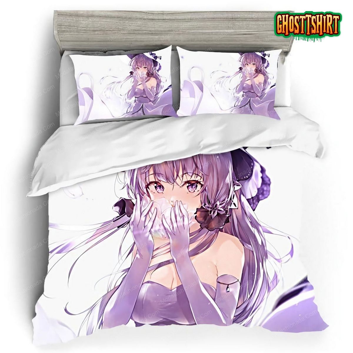 Cartoon Girl Pattern Anime 82 Bedding Set