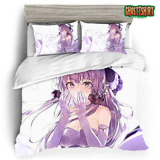 Cartoon Girl Pattern Anime 82 Bedding Set