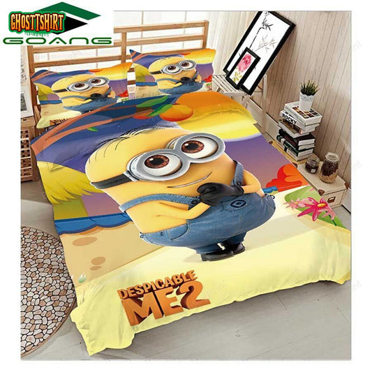 Cartoon-Minions-Luxury-Bedding-Set-V2 (Duvet Cover & Pillow Cases)