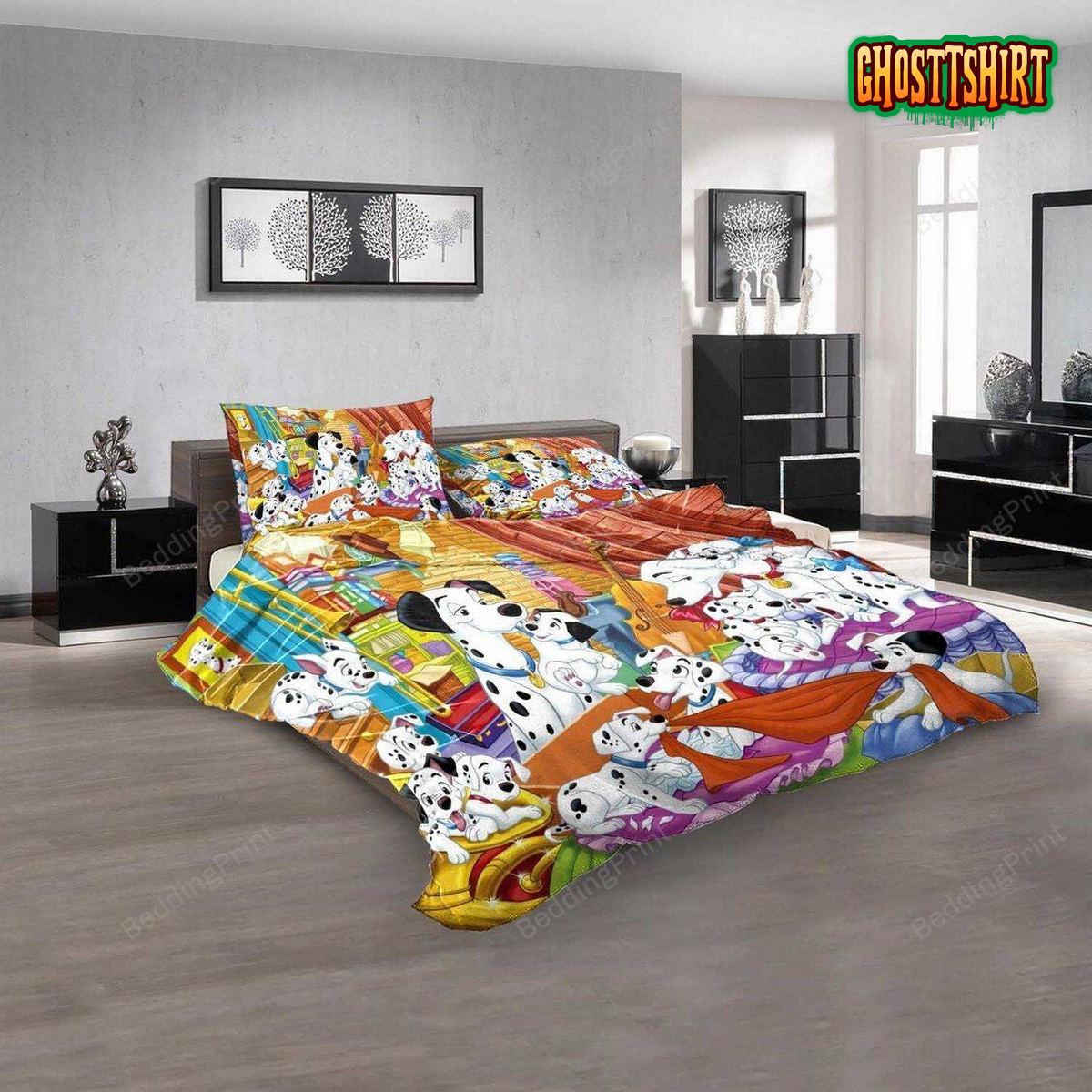 Cartoon Movies 101 Dalmatians The Series V 3D Duvet Cover Bedding Set