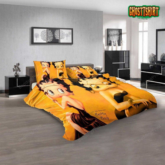 Cartoon Movies Betty Boop N 3D Duvet Cover Bedding Set