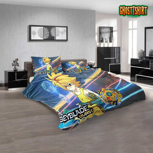 Cartoon Movies Beyblade 3D Bedding Set