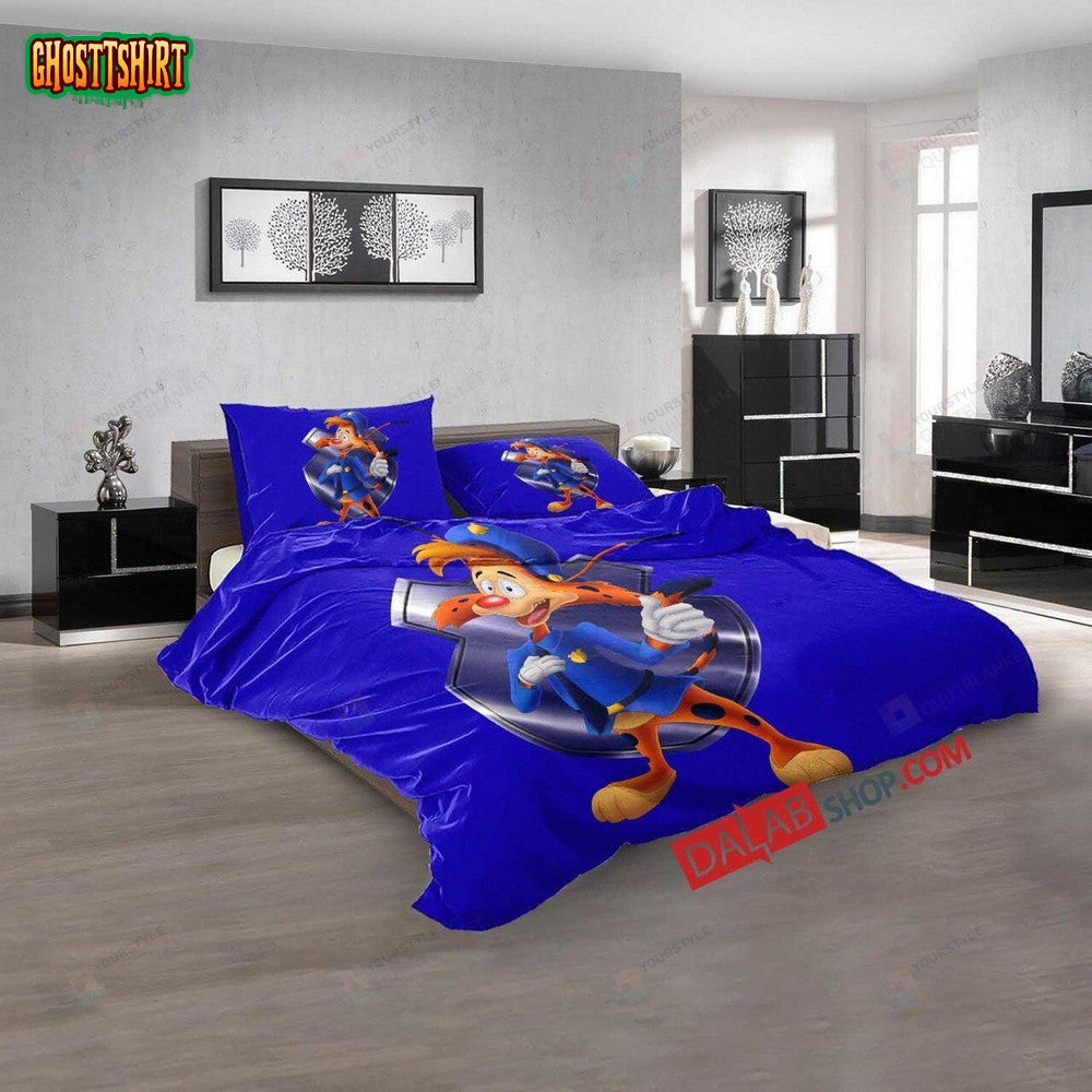 Cartoon Movies Bonkers 3D Duvet Cover Bedding Set