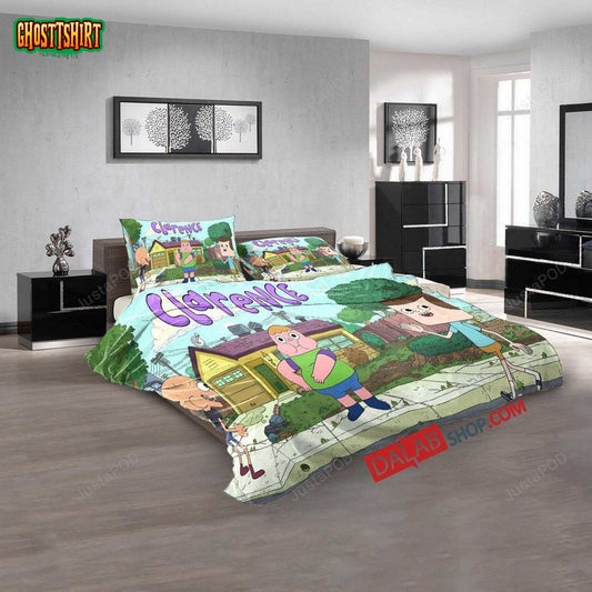Cartoon Movies Clarence N 3D Duvet Cover Bedroom Sets Bedding Set