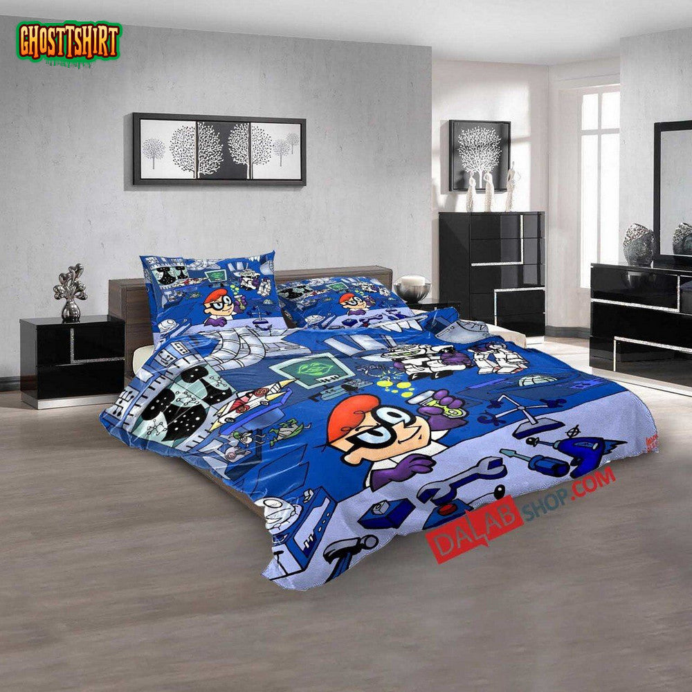 Cartoon Movies Dexter'S Laboratory V 3D Duvet Cover Bedroom Sets Bedding Set