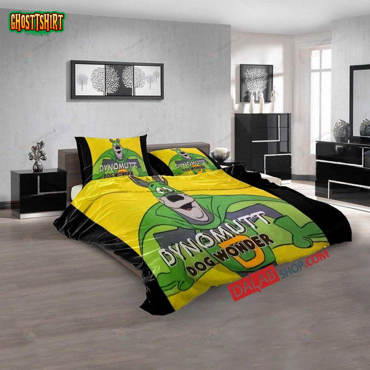 Cartoon Movies Dynomutt, Dog Wonder N 3D Duvet Cover Bedroom Sets Bedding Set