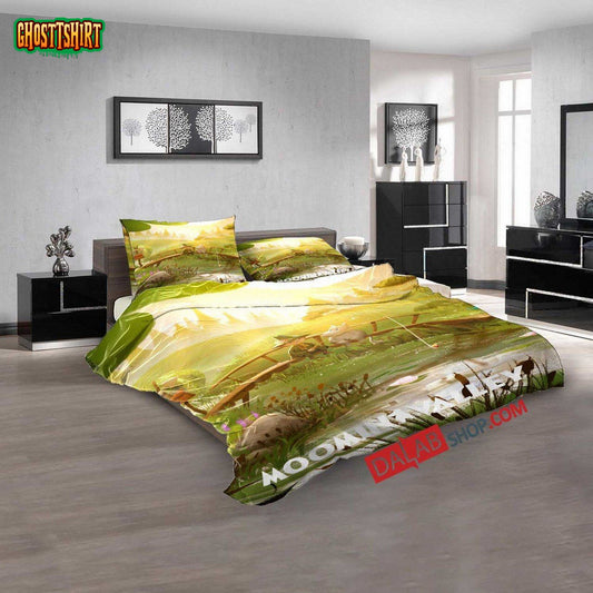 Cartoon Movies Moominvalley D 3D Duvet Cover Bedroom Sets Bedding Set