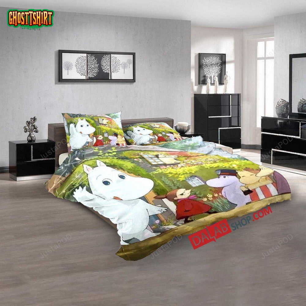 Cartoon Movies Moominvalley V 3D Duvet Cover Bedroom Sets Bedding Set