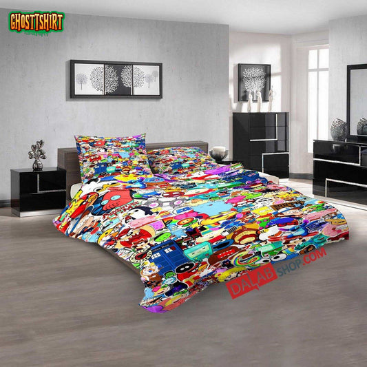 Cartoon Movies Rugrats D 3D Duvet Cover Bedroom Sets Bedding Set