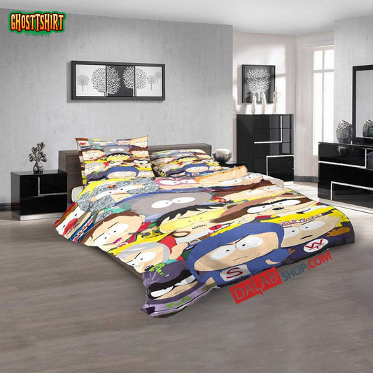 Cartoon Movies South Park D 3D Duvet Cover Bedroom Sets Bedding Set