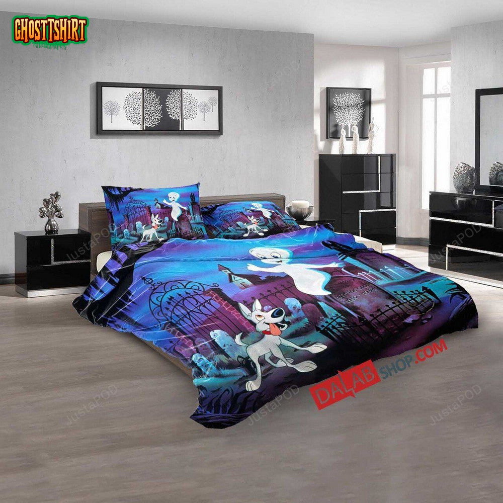 Cartoon Movies The New Casper Cartoon Show N 3D Duvet Cover Bedroom Sets Bedding Set