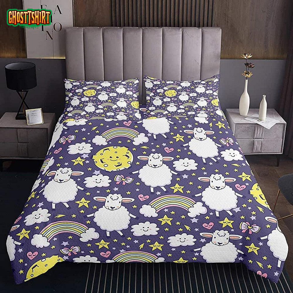 Cartoon Sheep Bedding Set