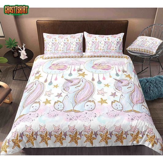 Cartoon Unicorn Bedding Set Ver 1