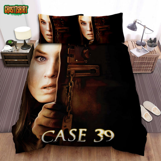 Case 39 The Girl With Door Movie Poster Bed Sheets Spread Comforter Duvet Cover Bedding Set