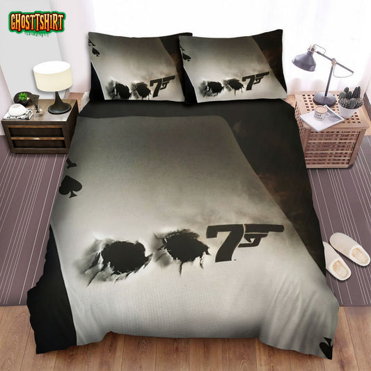 Casino Royale (2006) Death Card Movie Poster Bed Sheets Spread Comforter Duvet Cover Bedding Set
