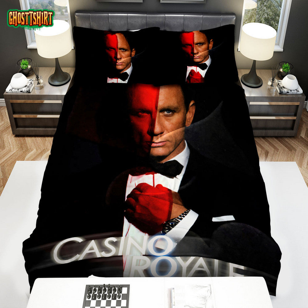 Casino Royale (2006) James Bond Poster Ver 1 Bed Sheets Spread Comforter Duvet Cover Bedding Set