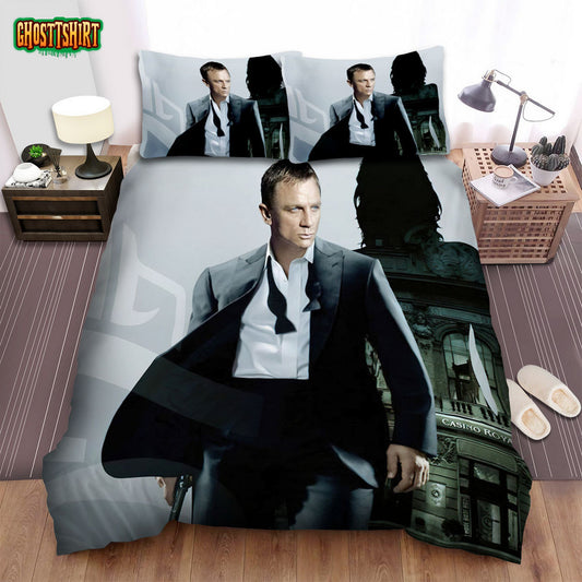 Casino Royale (2006) James Bond Poster Ver 3 Bed Sheets Spread Comforter Duvet Cover Bedding Set