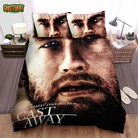 Cast Away Chuck Noland Poster Bed Sheets Spread Comforter Duvet Cover Bedding Set