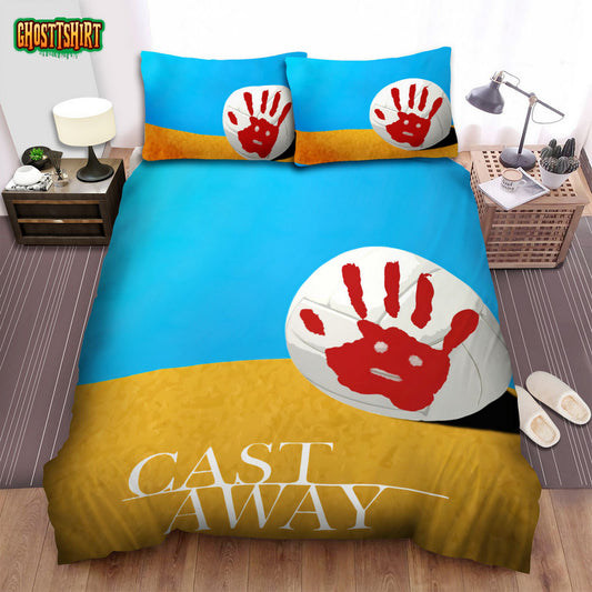 Cast Away Movie Art 2 Bed Sheets Spread Comforter Duvet Cover Bedding Set