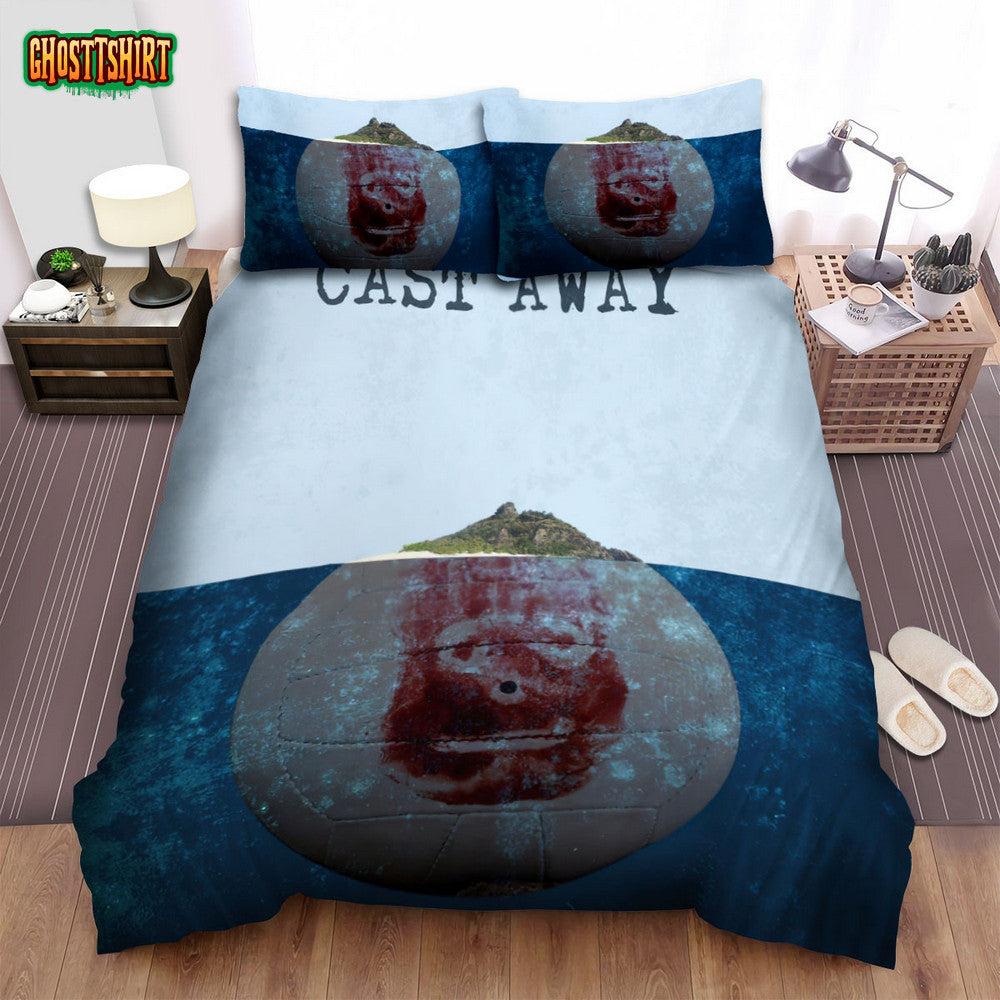 Cast Away Movie Poster 3 Bed Sheets Spread Comforter Duvet Cover Bedding Set