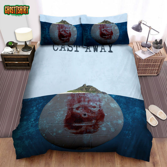 Cast Away Movie Poster 3 Bed Sheets Spread Comforter Duvet Cover Bedding Set