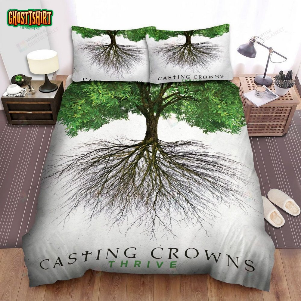 Casting Crowns Thrive Album Cover Bed Sheets Spread Comforter Duvet Cover Bedding Set
