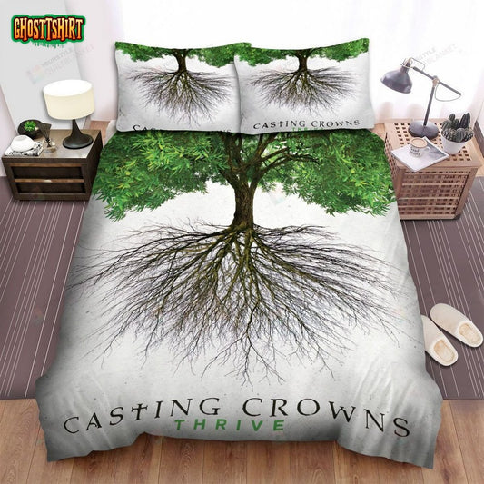 Casting Crowns Thrive Album Cover Bed Sheets Spread Comforter Duvet Cover Bedding Set