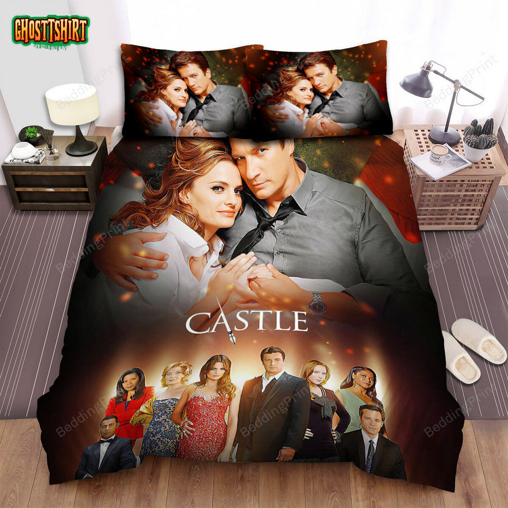 Castle (2009–2016) Poster Movie Poster Bed Sheets Duvet Cover Bedding Set Ver 2