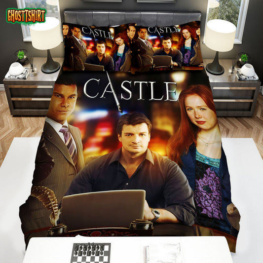Castle (2009–2016) Poster Movie Poster Bed Sheets Duvet Cover Bedding Set Ver 3
