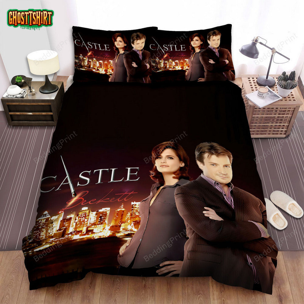Castle (2009–2016) Wallpaper Movie Poster Bed Sheets Duvet Cover Bedding Set