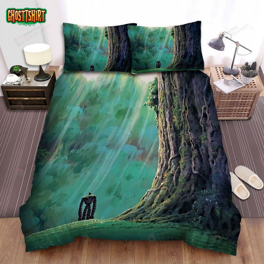 Castle In The Sky Anime Robot Bed Sheets Spread Comforter Duvet Cover Bedding Set